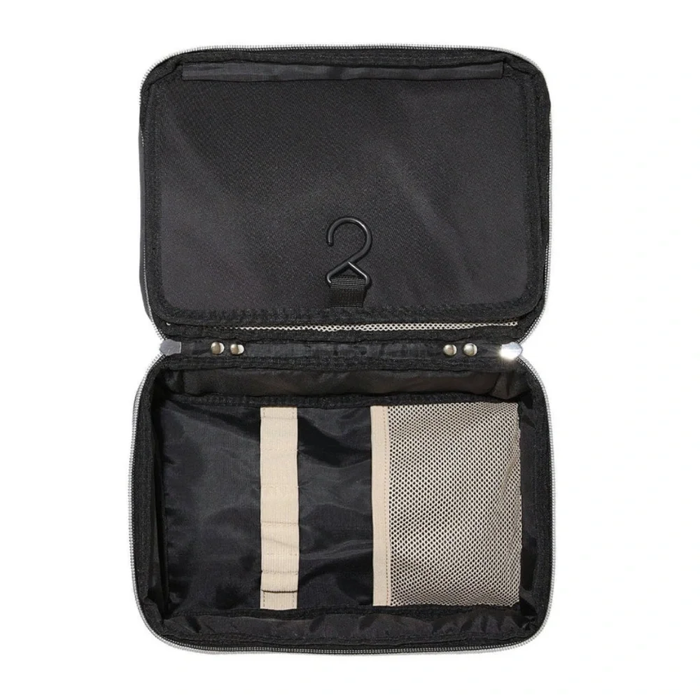 NUDESTIX Hanging Cosmetic Case Black NWT $64